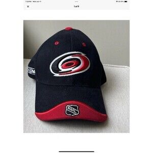Hurricanes Canes NHL Hockey CCM Strapback Mesh Adjustable Hat Cap